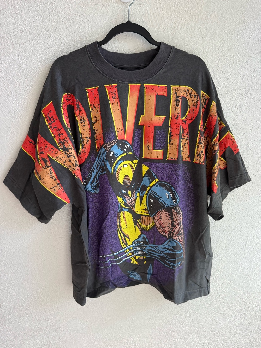 Loiter Marvel Wolverine Graphic Tee - Black, Yellow & Red size L